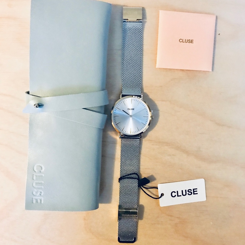CLUSE La Bohème Watch Mesh silver gold
